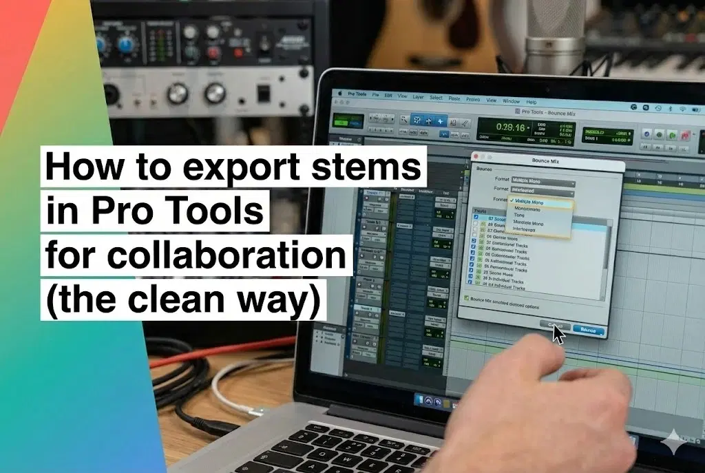 Export Stems in Pro Tools for Collaboration